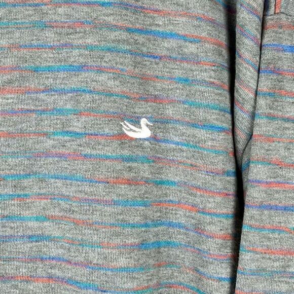 Southern Marsh Multicolored Strips Gray Seawash Rally Sweatshirt Medium - Picture 2 of 11